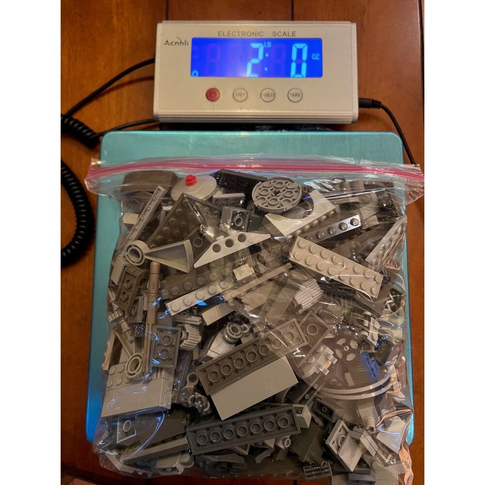 All Gray Lego Pieces 1 bag = 2.0 lb.